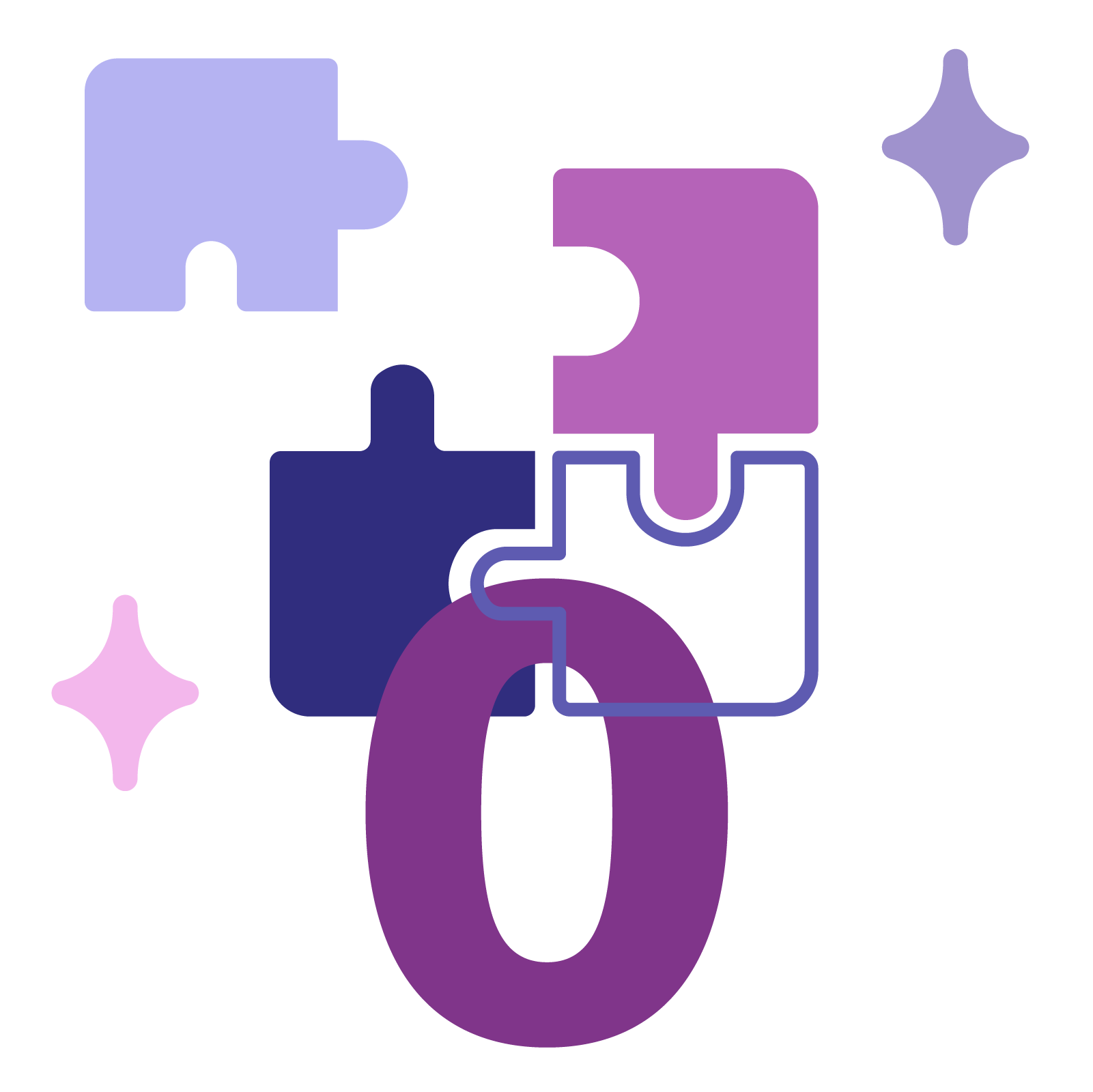 pièces de puzzle qui s'assemblent