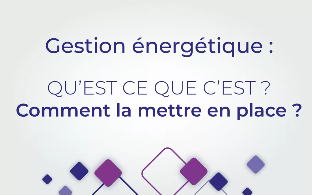 Gestion énergétique : qu’est ce que c’est et comment la mettre en place ?