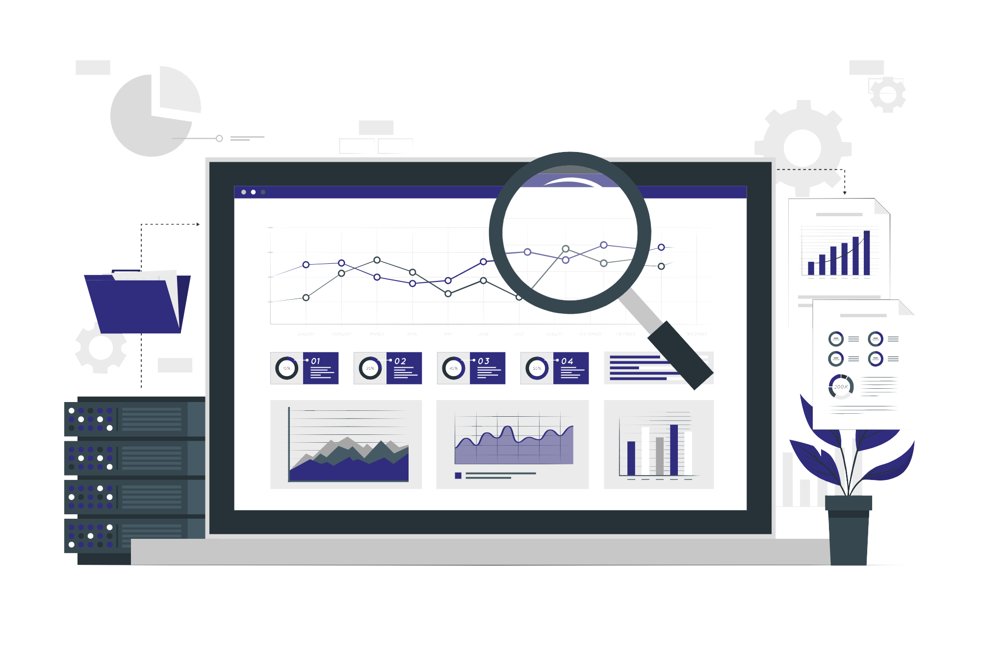 tableau de supervision de données