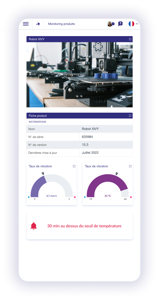 services connectés équipements médicaux