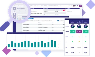 exemple de dashboards pour maintenance à distante