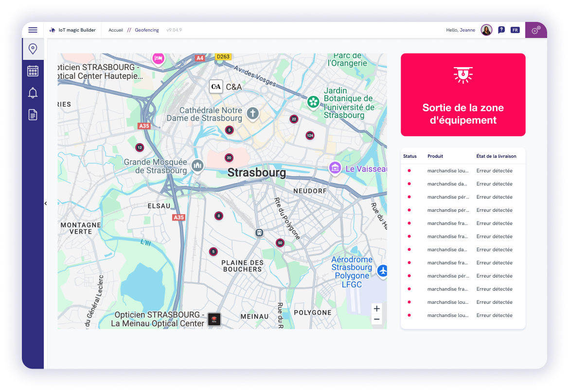 cas d'usage IoT métier alarming